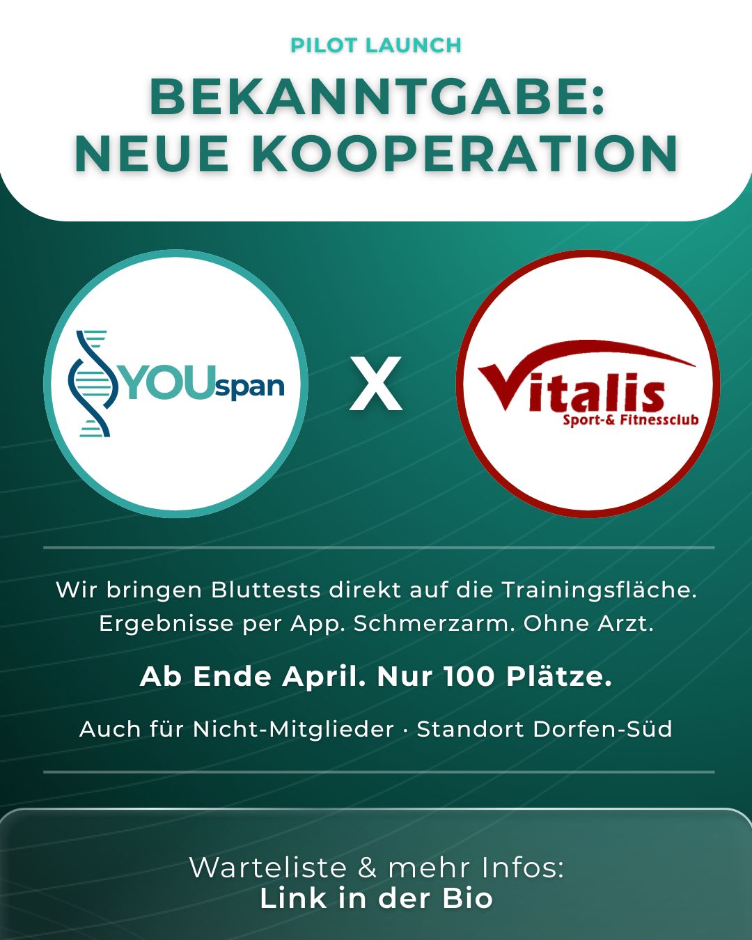 Premiere in Dorfen: YOUspan startet Pilotprojekt mit Vitalis Fitness